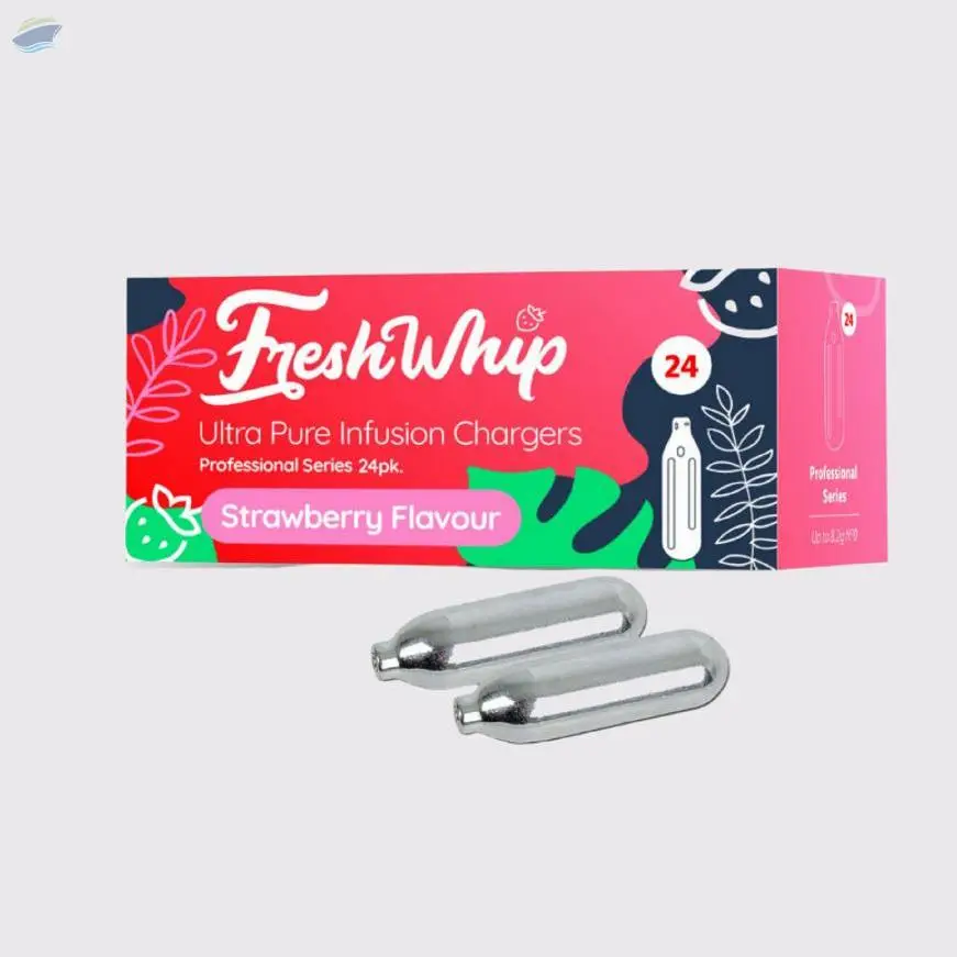 Freshwhip Strawberry Cream Chargers - 24 Pack