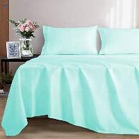 Aqua Blue New Bed Sheet