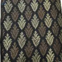 Silk Jacquard Dyed Black colour