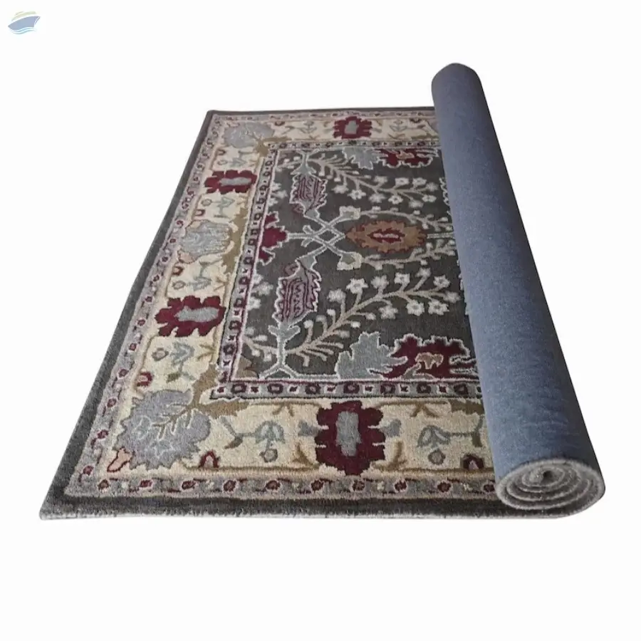 Brandon Brown Hand Tufted Wool Rug Swatch