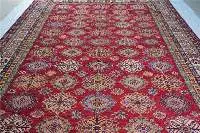 Oushak Kazak Hand-Knotted