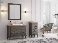 Gianni 110 Matte Anthracite Bathroom Cabinet