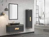 Hermes 100 Anthracite Bathroom Cabinet