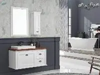 Blanc 110 White Bathroom Cabinet