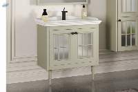 Vadenda 80 Tumbled Green Bathroom Cabinet