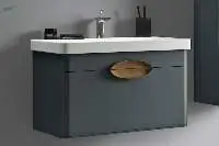 Elsa 80 Anthracite Bathroom Cabinet