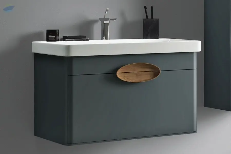 Elsa 80 Anthracite Bathroom Cabinet