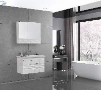 Lacia 80 White Bathroom Cabinet
