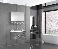 Lacia 80 Anthracite Bathroom Cabinet