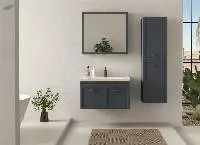 Tria 80 Anthracite Bathroom Cabinet