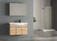 Silvia 100 Sonomo Bathroom Cabinet