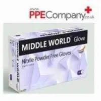 Middle World Nitrile Powder Free Gloves
