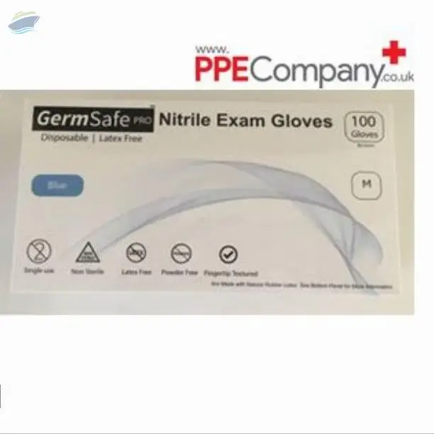 GermSafe Nitrile Examination Gloves