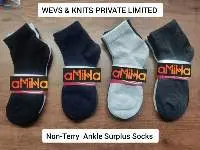 Cotton Non Terry Surplus Socks
