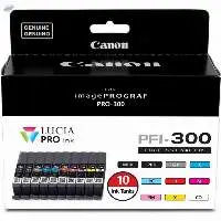 Canon PFI-300 Ten Color Ink Tank Pack