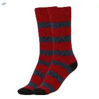 Stripe Pattern Colorful Cotton Crew Socks