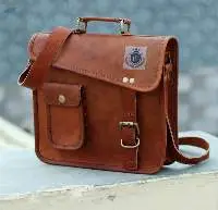 Unique Craft Leather Messenger Bag (9x11")