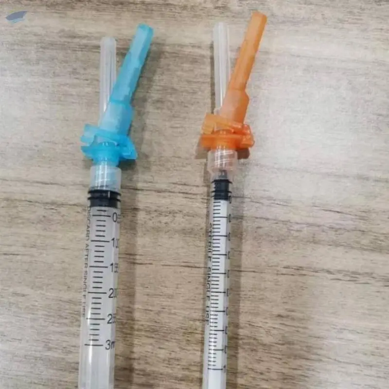 1 ML  Luer Lock Syringe with Safety Needle