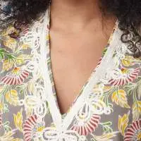 Cotton Embroidered Dress