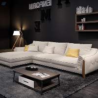 Lcs6011 Leather Living Room Sofa