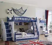 611 Bunk Bed Blue