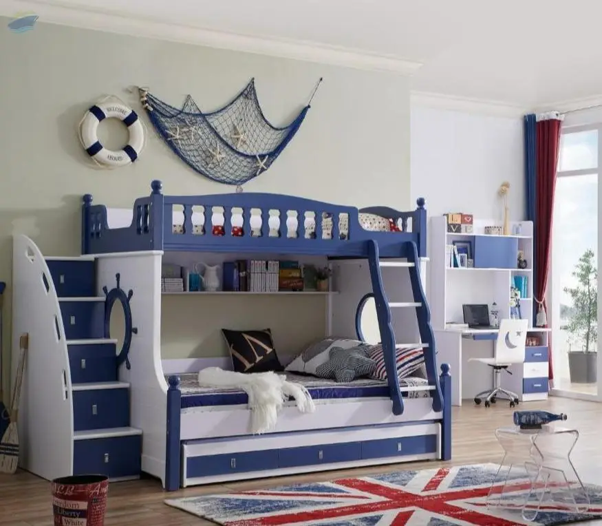 611 Bunk Bed Blue
