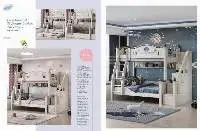 A11#Bunk Bed/PinkWhite