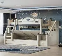 A11#Bunk Bed/ Blue White