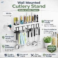 Wall Mounted Kitchen Storage Cutlery Stand