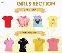 Girls T-Shirt And Polo T-shirt