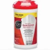 No Rinse Sanitizing Sani-Wipes Cannister