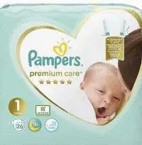Pampers Prem. Care Newborn 2-5 kg package 26
