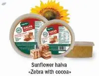 Sunflower Halva "Zebra with cocoa"