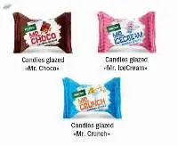 Candies Glazed. Mr.Choco/Mr.IceCream/Mr. Crunch