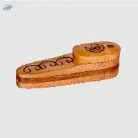 Wooden Three Layer Cap Pipe
