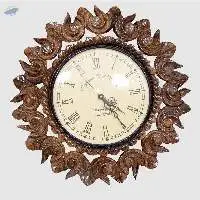 Wooden Sunflower Wall Clock