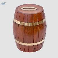 Wine Barrel Money Bank