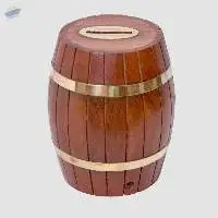 Wine Barrel Money Bank