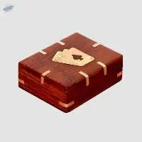 Triple Ace Brass Single Playing Card Box
