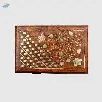 Copper Lotus Brass Box