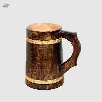 Rope Wood Beer Mug