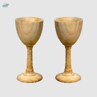 Wooden Wine Glass