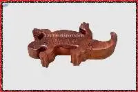 Carved Lizard Puzzle Box