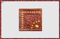 L Brass Carved Wooden Box