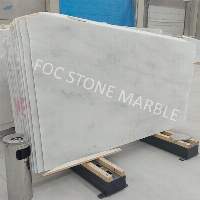 Smokey White Marble Polished Flooring