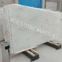 Smokey White Marble Polished Flooring