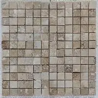 Rustic Travertine Filled & Honed Mosaic On Mesh