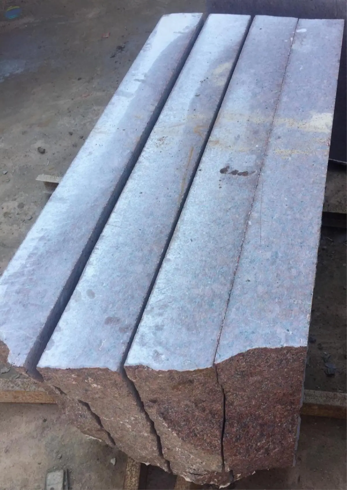 Red Granite Monument Slabs 100mm