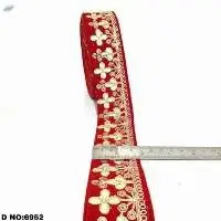 Indian Designer Gotta Patti Velvet Laces