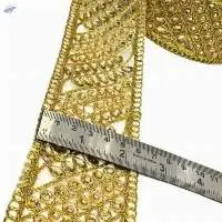 Golden Zari Lace